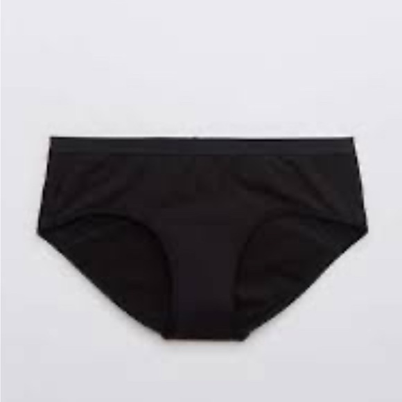 NWT Sealed Package Aerie Period Underwear Black Size XXL 95% Cotton - Picture 1 of 3